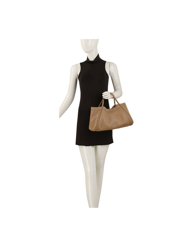 Structured Pebbled Tote Set