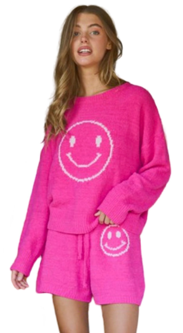 Cozy 2pc Smiley Face Lounge Set