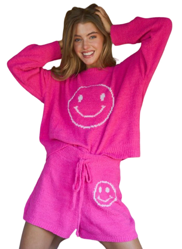 Cozy 2pc Smiley Face Lounge Set