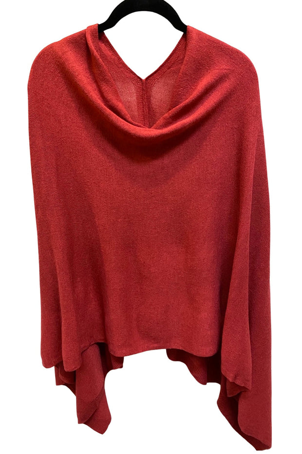 Lightweight Assorted Solid Colors Poncho