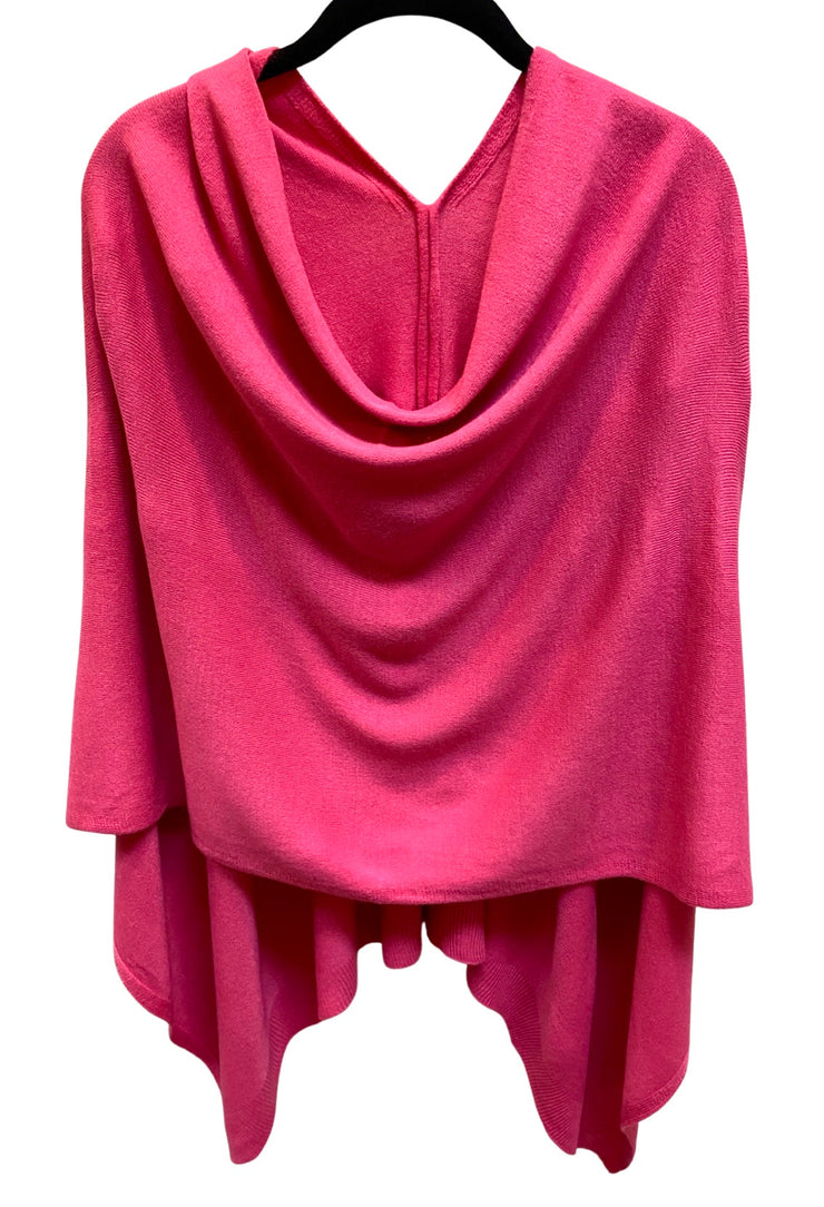 Lightweight Assorted Solid Colors Poncho