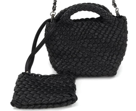 Braided Woven Mini Crossbody