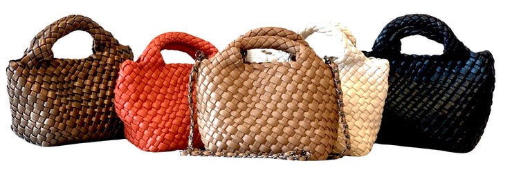 Braided Woven Mini Crossbody