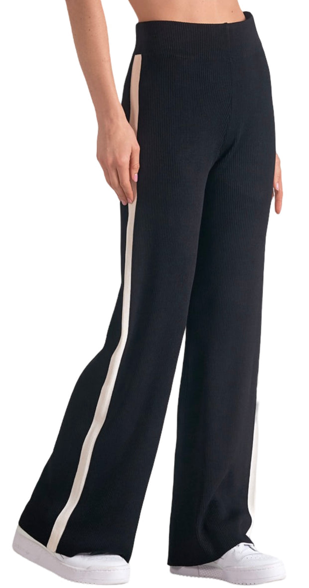 Pull On Side Striped Pant