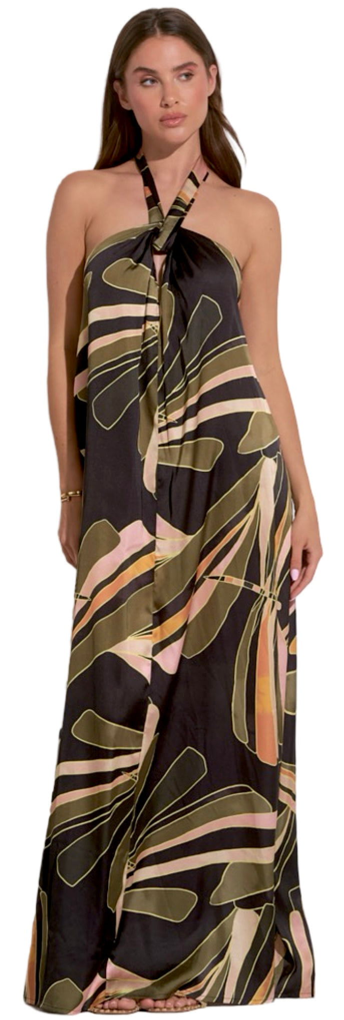 Abstract Print Maxi