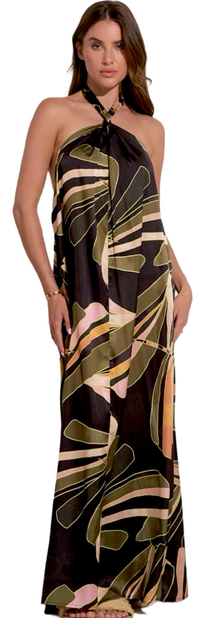 Abstract Print Maxi