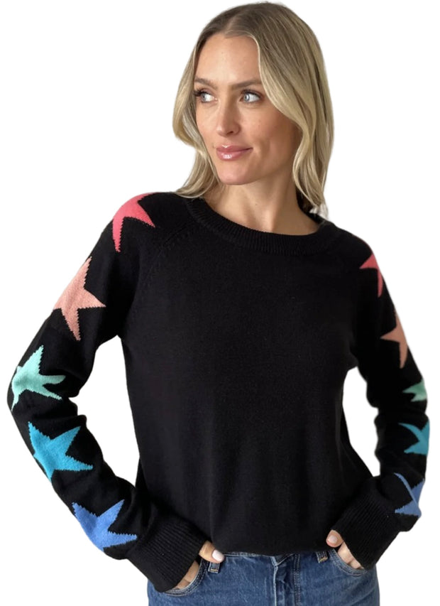 Star Sleeve Sweater