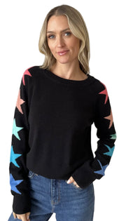 Star Sleeve Sweater