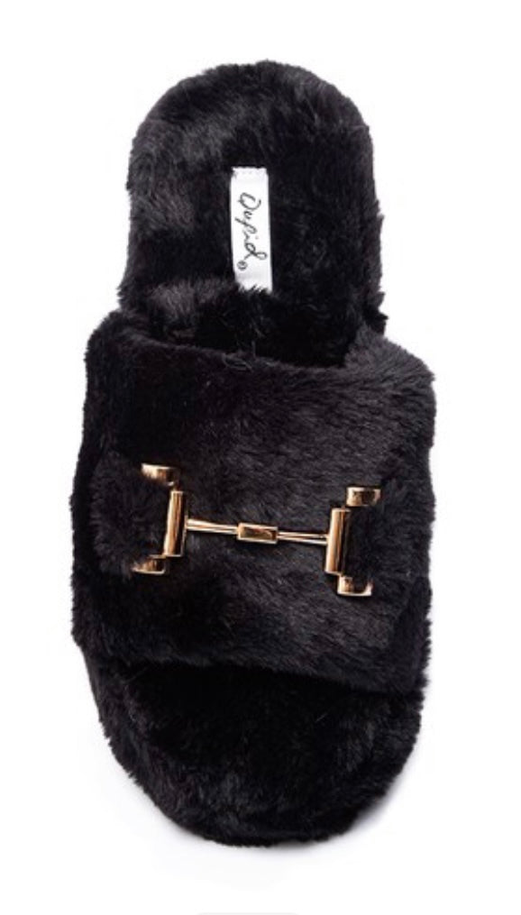 Gold Bit Slippers