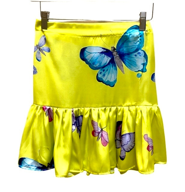 Jamaica Yellow Butterfly Skirt