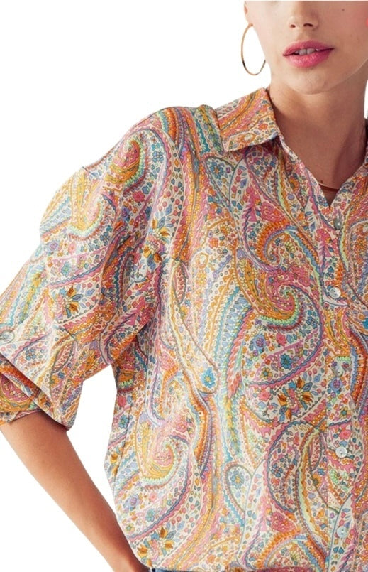 Elsie Multi Collared Button Down