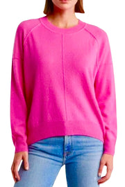 Long Sleeve Crewneck Cashmere Pullover Sweater