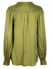 Vneck Shoulder Detail Blouse