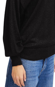 Mopaz Lurex Pullover Knit Top
