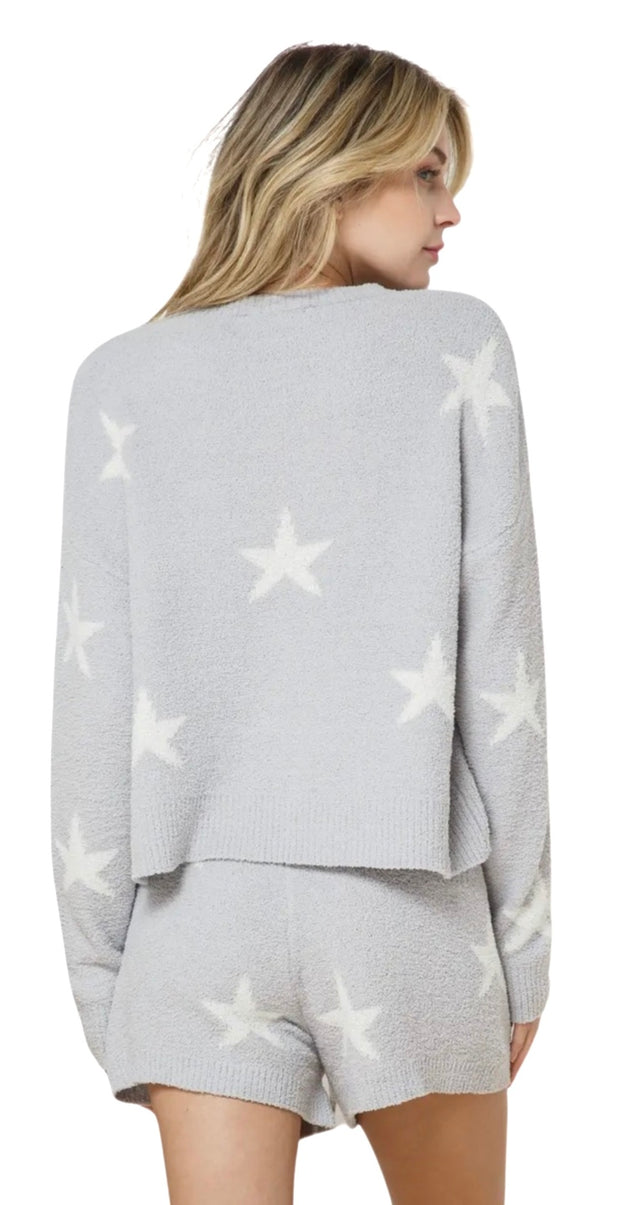 Star Print Lounge Set
