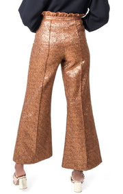 Ruffled Flare Pants