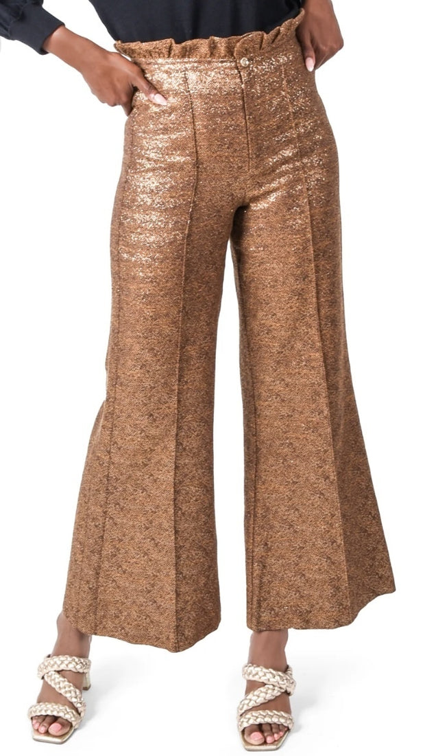 Ruffled Flare Pants