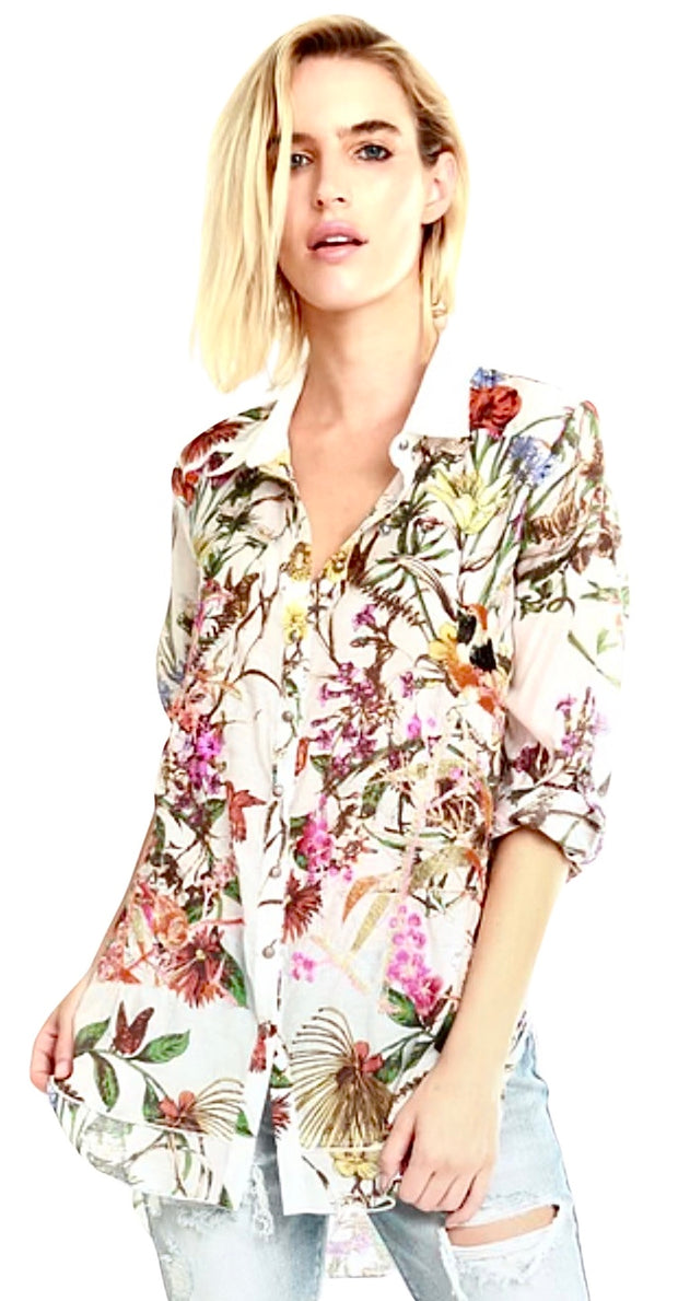 Lilia Embroidered