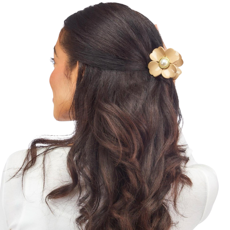 Floral Shaped Claw Hair Clip