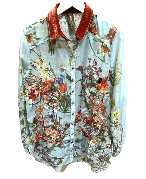 Lilia Embroidered