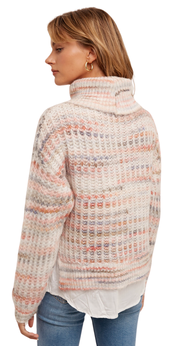 Turtleneck Sweater Twofer Top