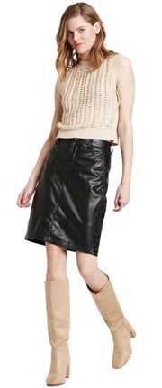 Venus Faux Leather Skirt