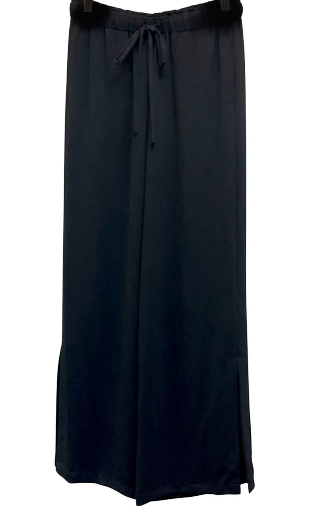 Tie Waist Side Slit Pant