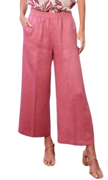 Cropped Wide Leg Pants