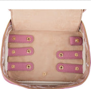 Isabella Leather Jewelry Case - RainTree Boutique 